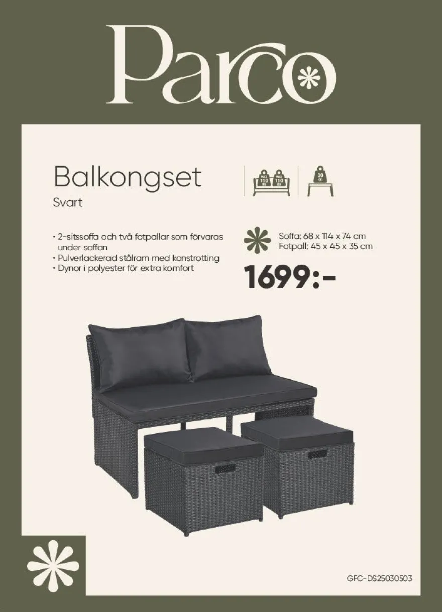 Balkongset
