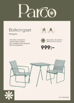 Balkongset