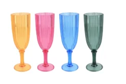 Champagneglas Plast