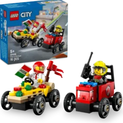 LEGO® City - Pizzabil mot brandbil – racingpaket