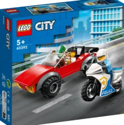 LEGO® City Police - Biljakt med polismotorcykel