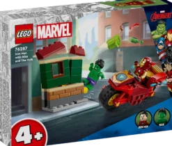 LEGO® Super Heroes Marvel - Iron Man med motorcykel och Hulk