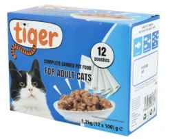 Menybox blötfoder Tiger