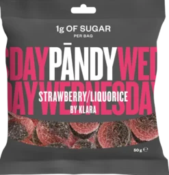 Pändy jordgubb & lakrits