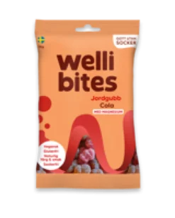 Wellibites Jordgubb & Cola
